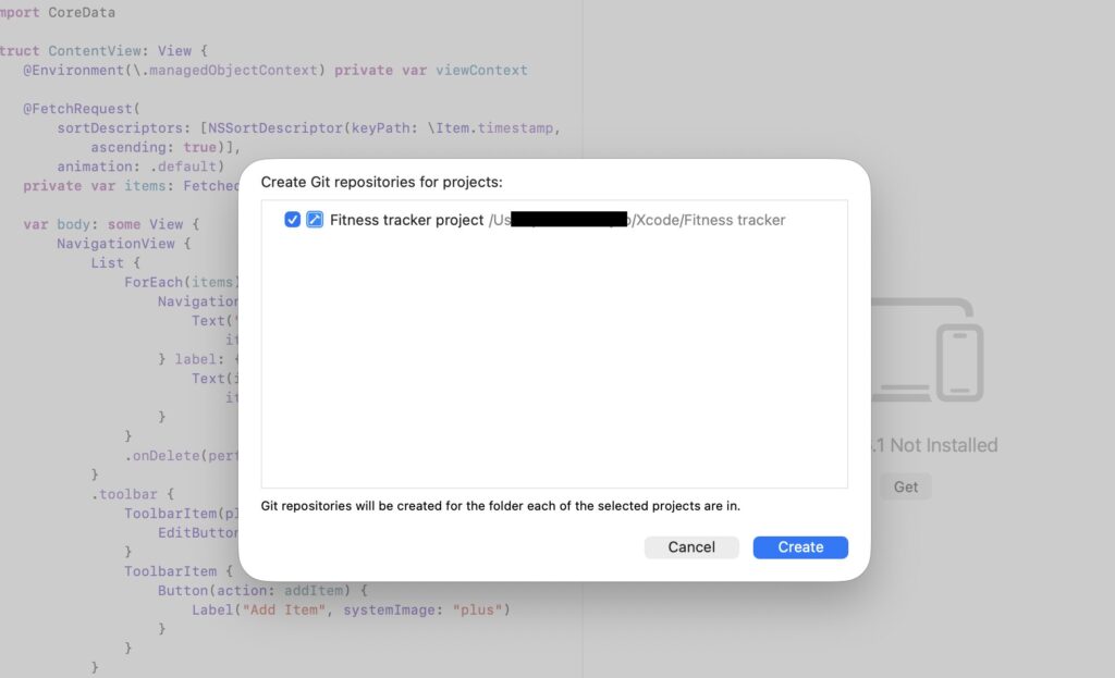 New Git Repositories画面