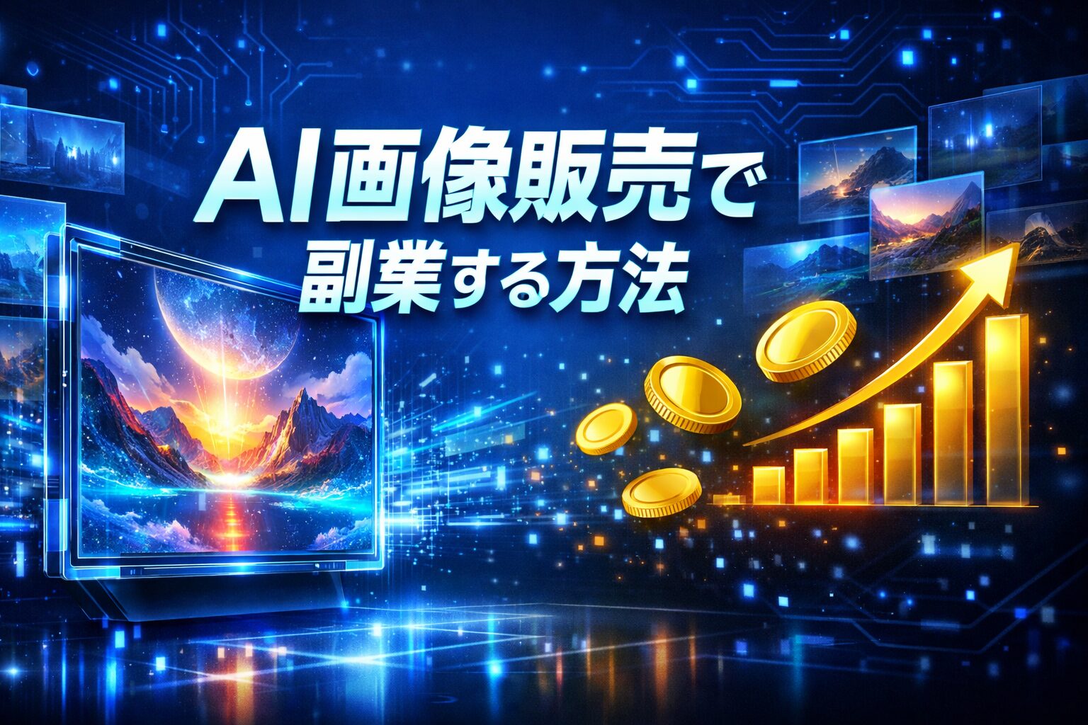 AI画像販売副業アイキャッチ画像