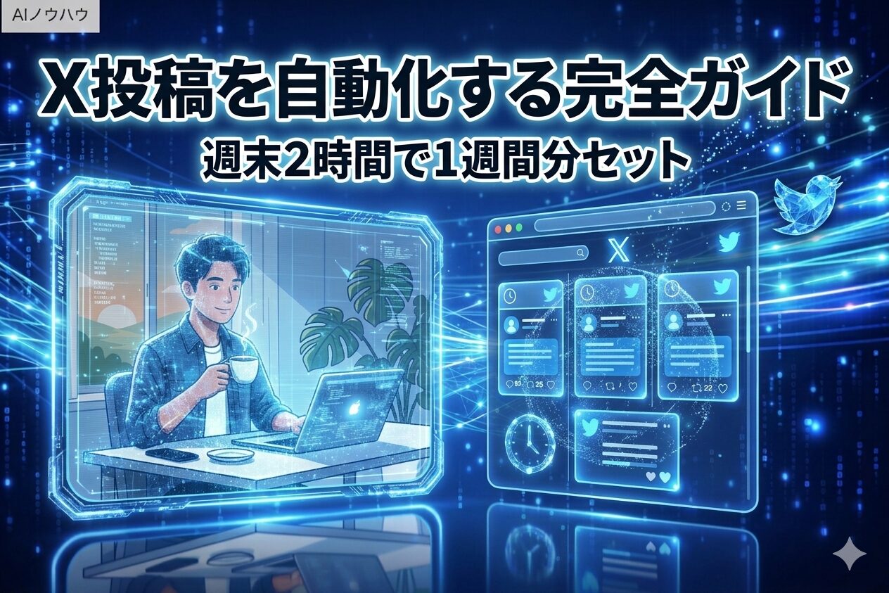 X投稿自動化アイキャッチ画像