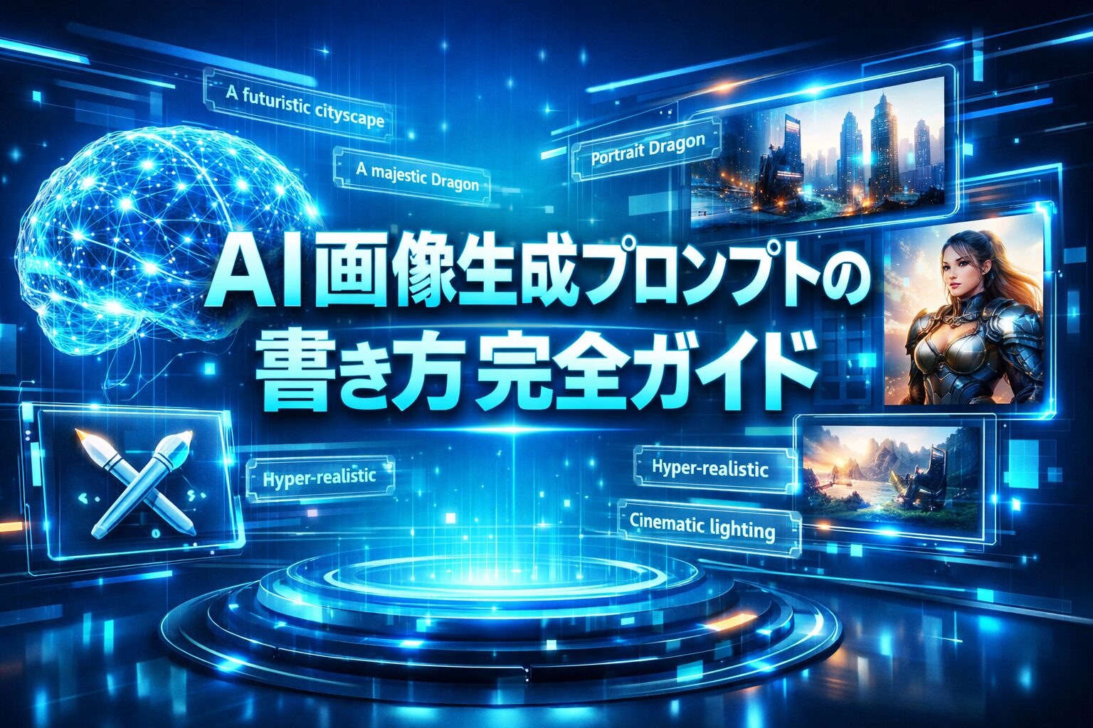 AI画像生成プロンプトの書き方完全ガイドアイキャッチ画像