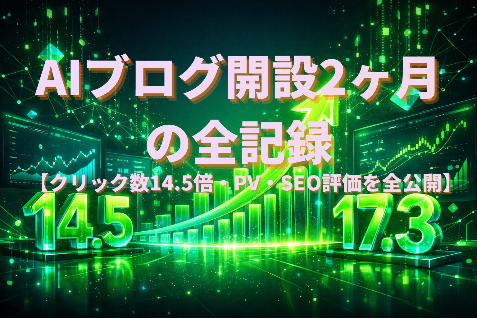 ブログ２ヶ月記録記事アイキャッチ画像