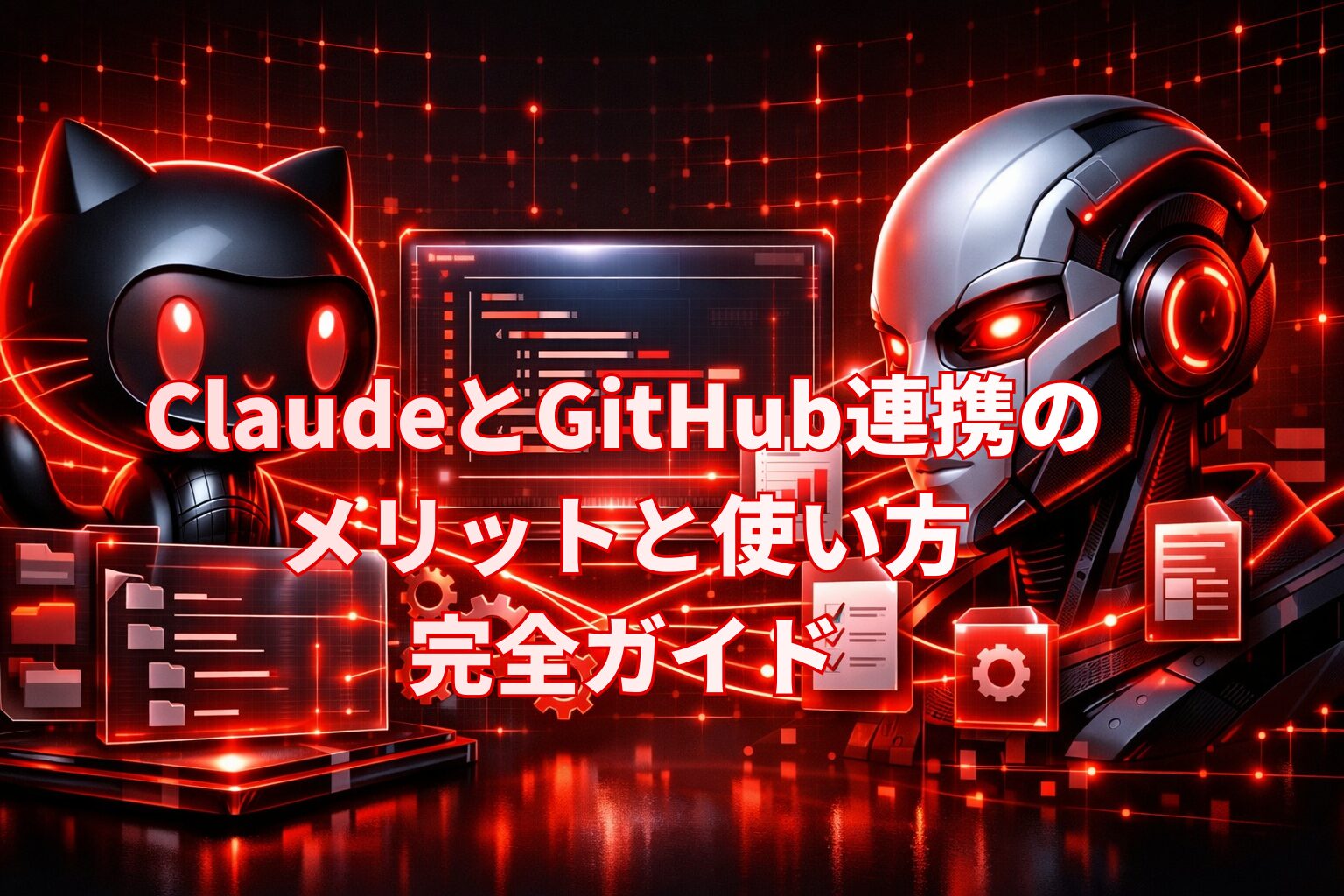 ClaudeとGithub連携メリット記事アイキャッチ画像