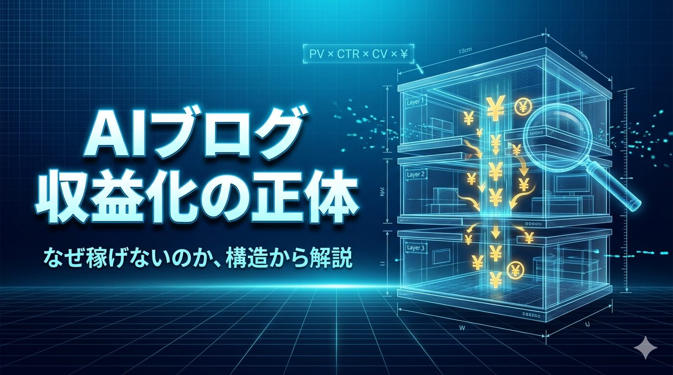 AI収益化構造アイキャッチ画像