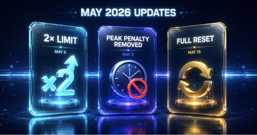 2026年5月の3つの変更